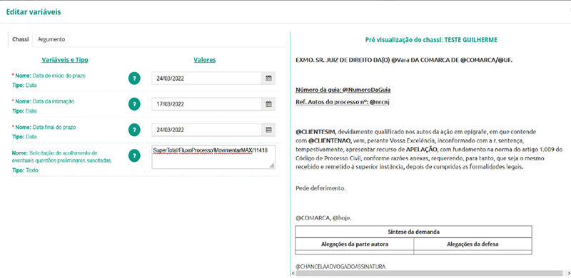 Geração de Documentos